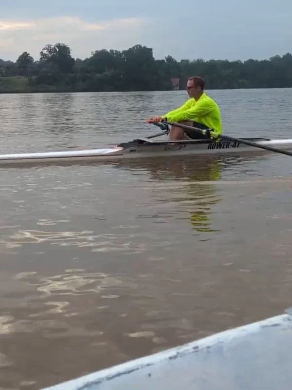 Kenneth Lambert Exercising Worlds Toughest Row 12